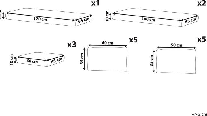 Produktbild Beliani Xxl (65 x 120 cm)