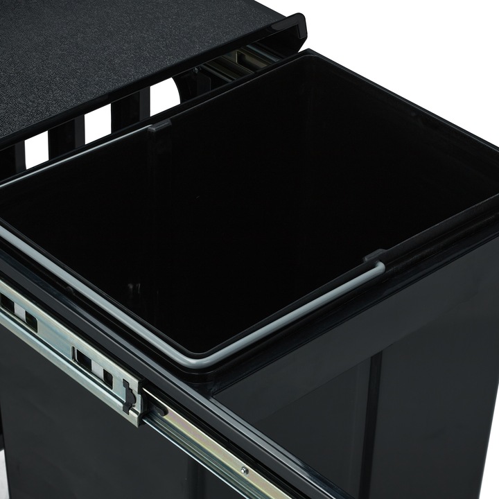 Actual product image Relaxdays Recessed trash can L (15 l)