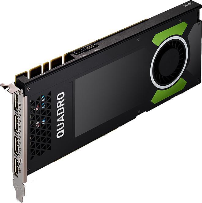 Produktbild PNY VCQP4000-BSP Grafikkarte NVIDIA Quadro P4000 GDDR5 (8 GB, GDDR5)