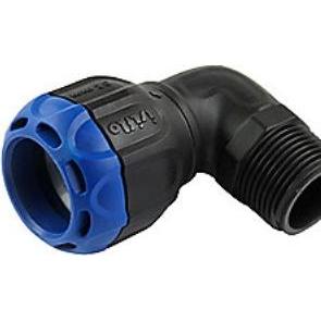 Aalberts Isiflo Sprint vinkel med nippel 32 mm x 1" (8211214)