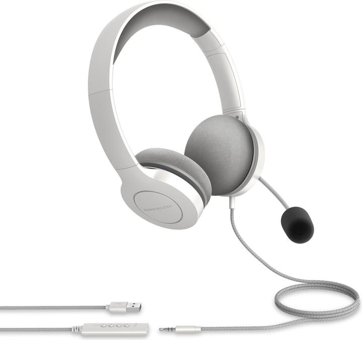 Energy Sistem 452156 Kopfhörer & Headset Verkabelt Kopfband Calls/Music USB Typ-A Weiss (Kabelgebunden, USB-A)