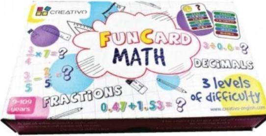 Actual product image Creative Fun card maths (fractions, decimals) (German)
