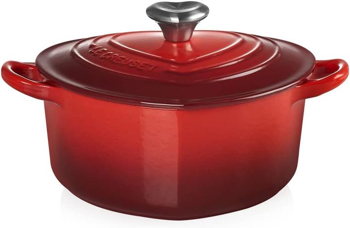 Image du produit Le Creuset Rôtissoire à coeur avec bouton de coeur (Cocotte + faitout, Fonte)