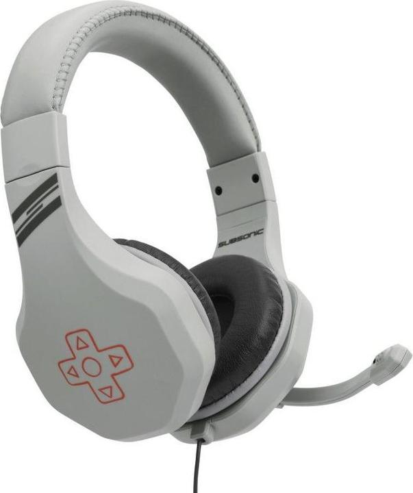 Subsonic Casque Gamer filaire compatible Retro Gaming (Gris)