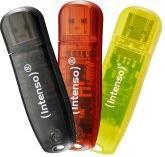 Image du produit Intenso Rainbow Line 8GB USB Stick 2.0 Multipack x3 bunt (8 Go, USB-A)