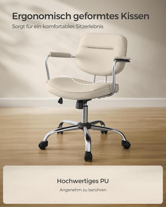 Image du produit Songmics OBG033W01 Homeoffice-Stuhl, höhenverstellbar, neigbar