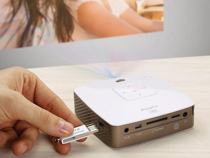 Actual product image Philips Pico Pix PPX3414 (FWVGA, 140 lm)