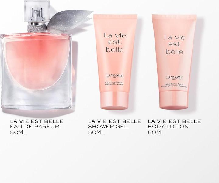 Image du produit Lancôme La Vie est Belle Eau de Parfum 50ml Set Body lotion 50ml + gel douche 50ml (Coffret de parfum)