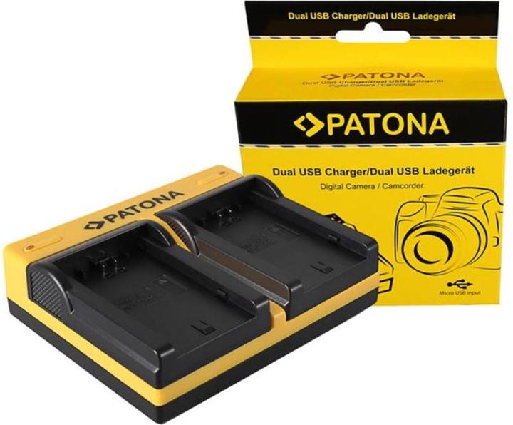 Actual product image Patona Dual USB charger (Camera battery charger)