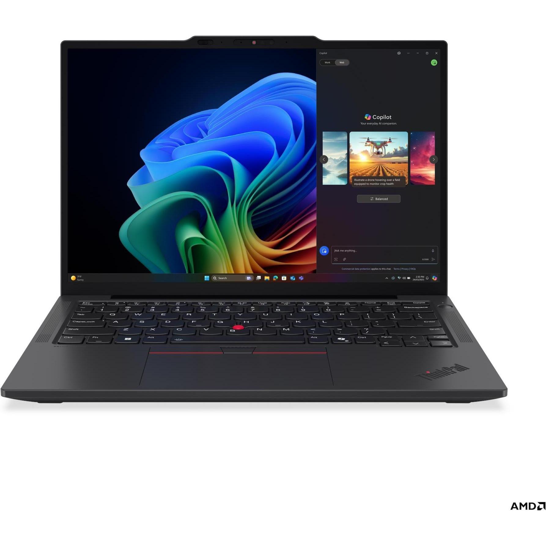 Lenovo ThinkPad X13 Gen 6 (AMD) (13.30", 512 GB, 16.38 GB, CZ, AMD Ryzen AI 5 PRO 340), Notebook, Sc