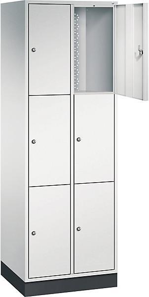 Actual product image C+P INTRO steel locker, compartment height 580 mm (62 x 50 x 195 cm)