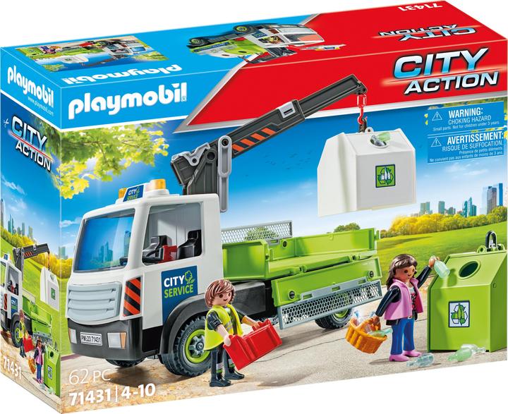 Produktbild Playmobil Altglas-LKW mit Container (71431, Playmobil City Action)