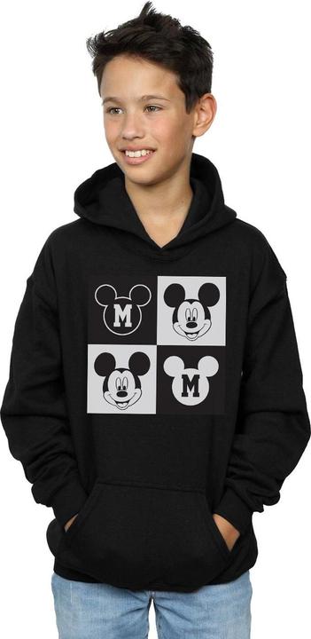 Immagine prodotto Disney Mickey Mouse Smiling Squares Felpa con Cappuccio Ragazzi (116)