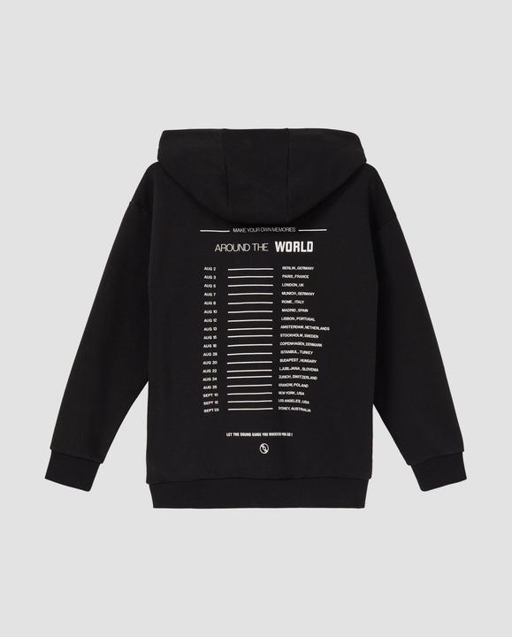 Produktbild s.Oliver Sweatshirt Jacke Sweatshirt-Jacke mit Front- und Rückenprint (158, 164)
