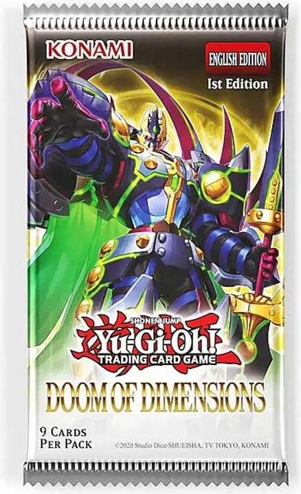 Image du produit Konami Yu-Gi-Oh! Box 24 buste: Doom of Dimensions ENG (Anglais, Affichage du booster)