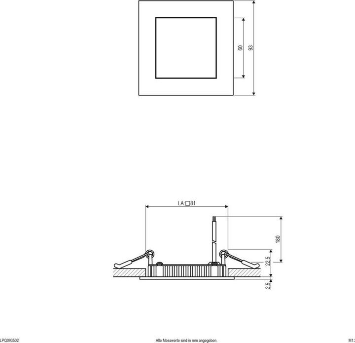 Produktbild EVN LED Einbau (355 lm)