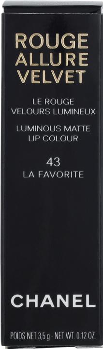 Actual product image Chanel Rouge Allure (43 La Favorite)