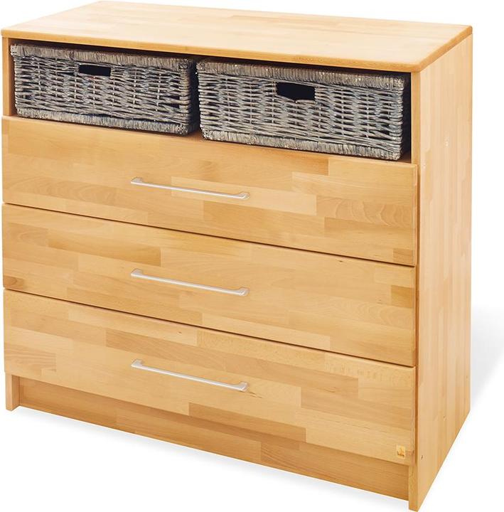 Actual product image Pinolino Economy set Natura wide (Baby cot, Changing unit)