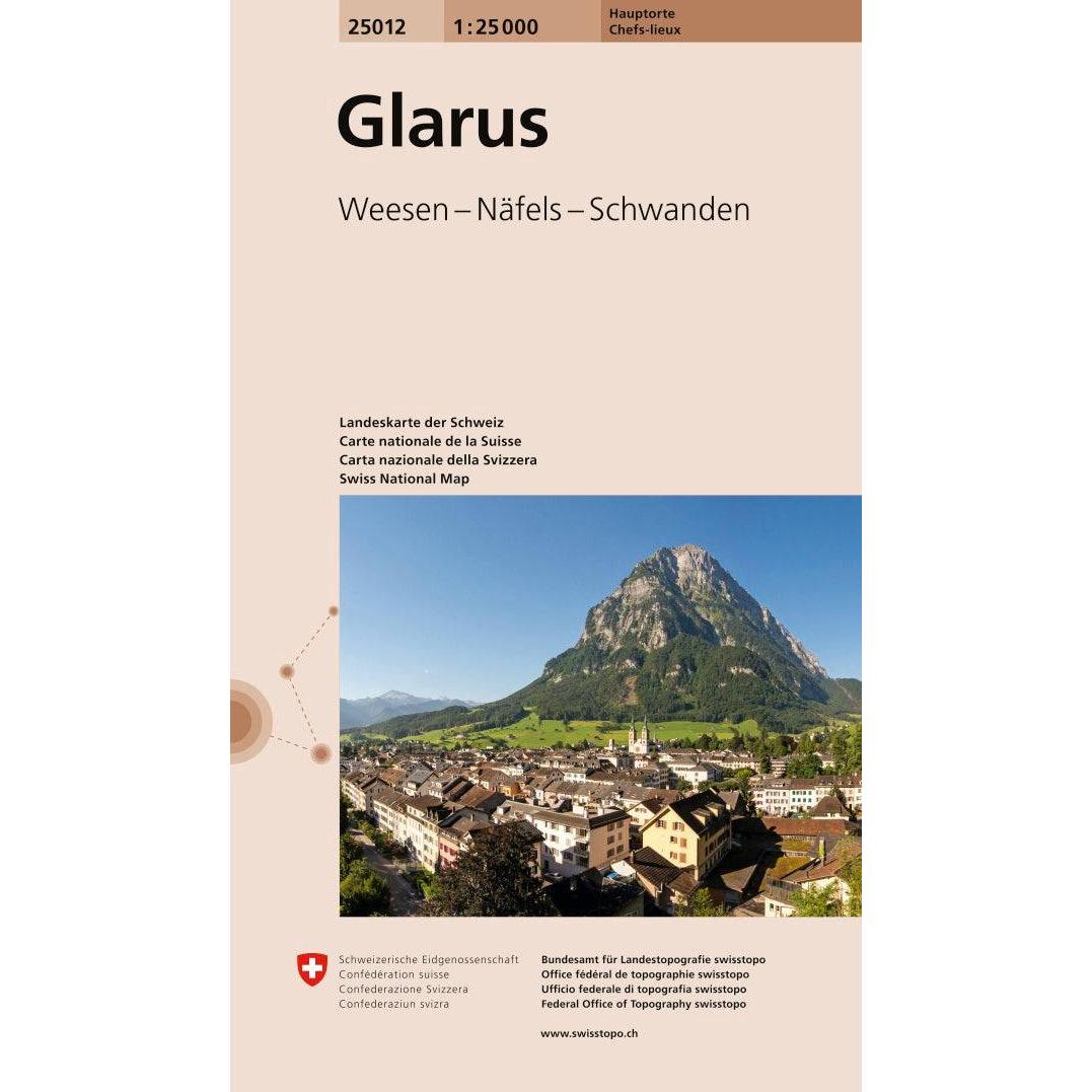 25012 Glarus, Landkarte
