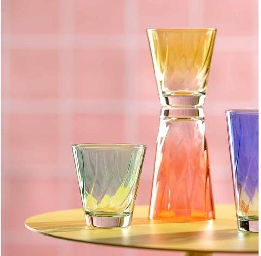 Immagine prodotto Leonardo Bicchiere Twist 215 ml, 4 pezzi, turchese (0.22 l, 4 x)