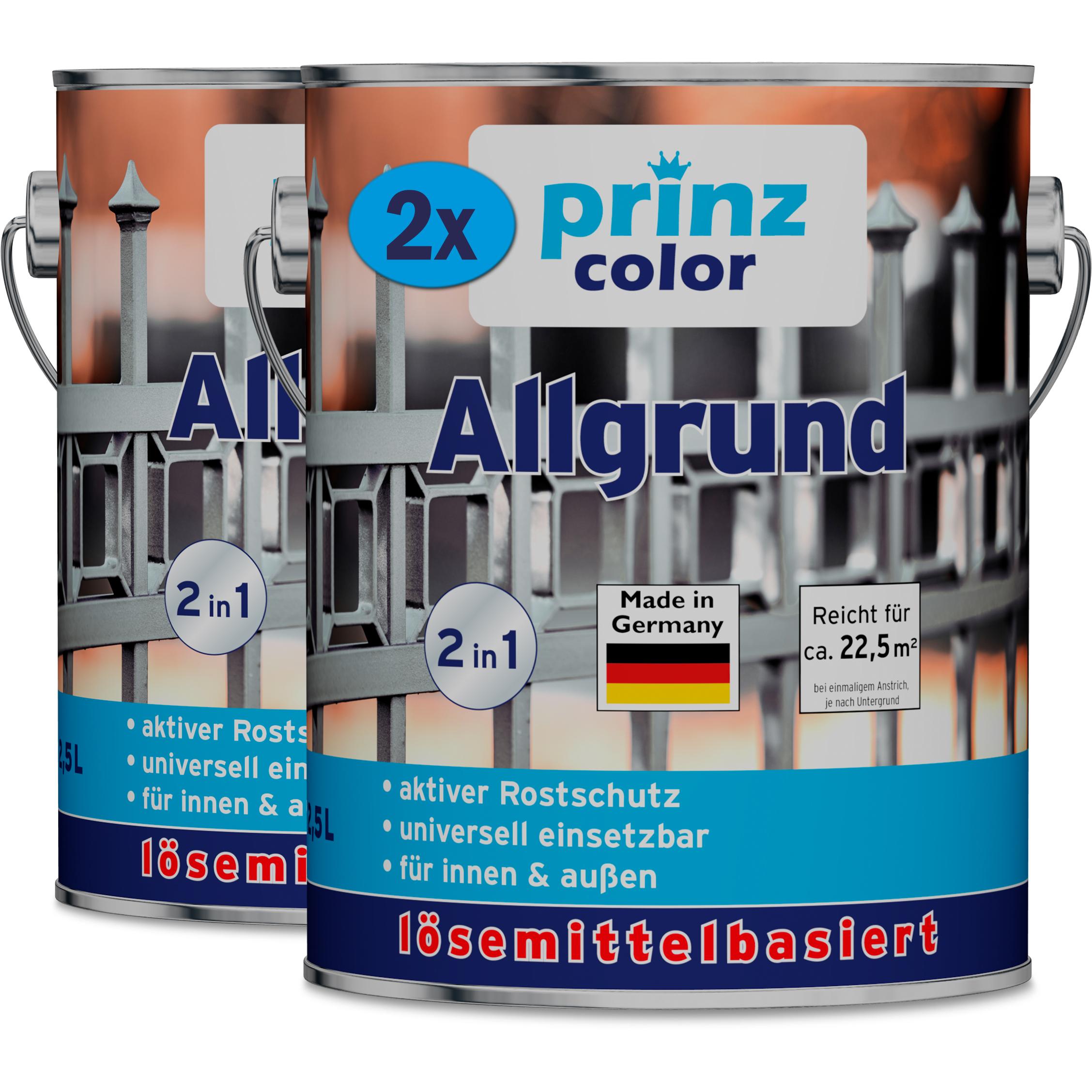 Thumbnail - Plid, Wandfarbe + Spezialfarbe, Allgrund Rostgrundierung 5L Weiss für ca. 450m² /Aktiver Rostschutz Grundierung (Weiss, ...