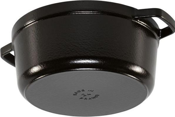 Actual product image Staub - Buster Punch Cocotte - Black - 24 cm (24 cm, Casserole + Stewpot, Cast iron)