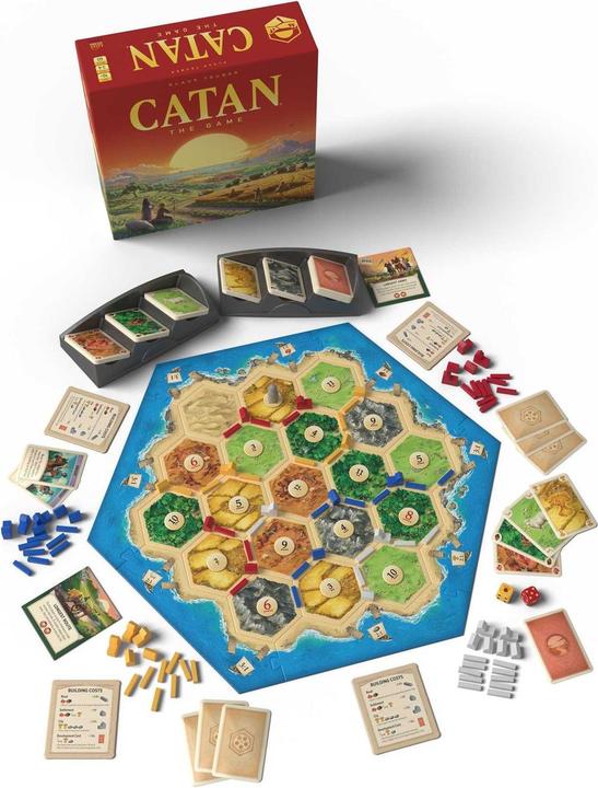 Immagine prodotto Asmodée CATAN 6th Edition (2025) (Inglese, 3 - 4 Giocatori)