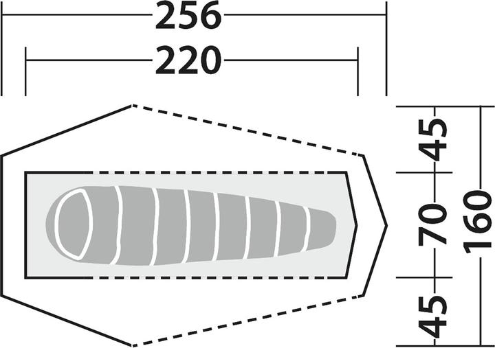 Produktbild Robens Via 1 UL (Tunnelzelt, 0.90 kg, 1 Person)