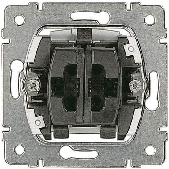 Legrand PRO21 2X Wechsel 775808 21, Taster + Schalter, Grau