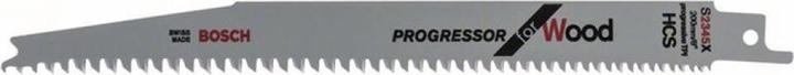 Actual product image Bosch Professional Zubehör Reciprocating saw blade S 2345 X, Progressor for Wood, 2-pack