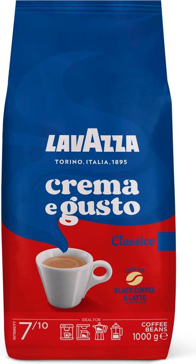 Lavazza Crema e Gusto Classico (1000 g, Torréfaction foncée)