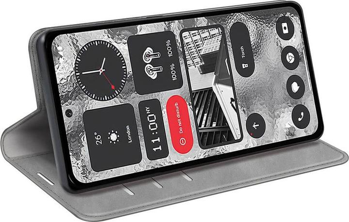 Produktbild Cover-Discount Nothing Phone (2) - Stand Flip Case Hülle grau (Nothing Phone (2))