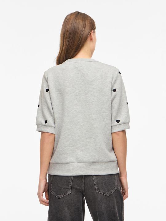 Produktbild Vila VISIF Kurzes Rundhals Sweatshirt mit kurzen Ärmeln (M)