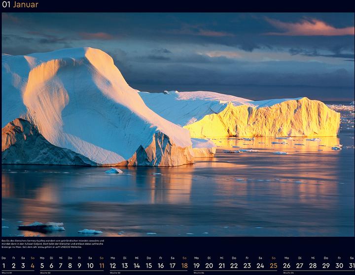 Produktbild Das Naturerbe der Welt - Wandkalender 2026 (60 x 45 cm, Harter Einband, Deutsch)