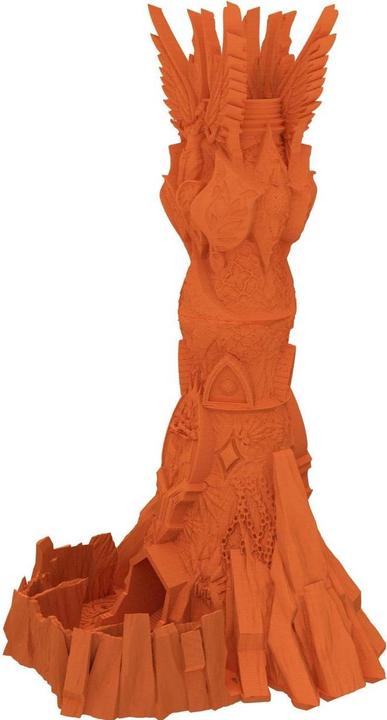 Produktbild Feldherr Fates End Würfelturm HeavenHell orange für Tabletop & Rollenspiele (Kunststoff)