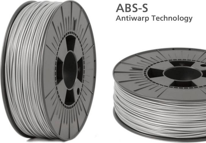 Image du produit Volaprint Filament ABS-S spécial 1.75mm argent 1 kg, AntiWarp (ABS, 1.75 mm, 1000 g, Argent)
