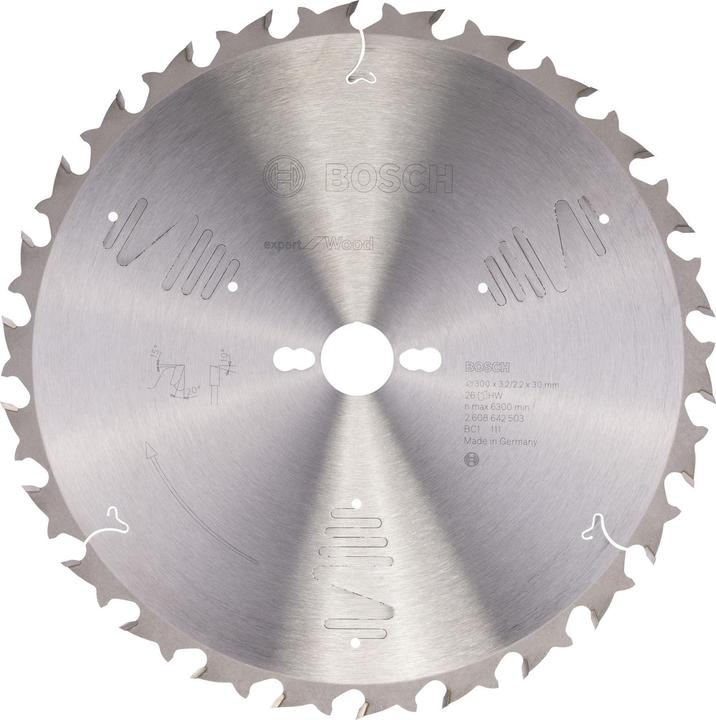 Produktbild Bosch Professional Zubehör Kreissägeblatt Expert for Wood, 300 x 30 x 3,2 mm, 26
