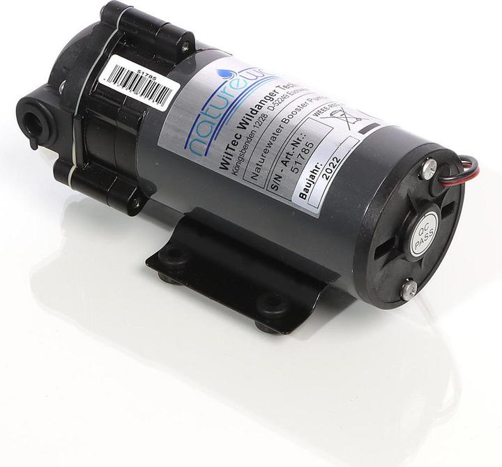 Actual product image Naturewater Booster Pump with 400 GPD (1514 l/day) 96W for Reverse Osmosis Systems (Booster pump)