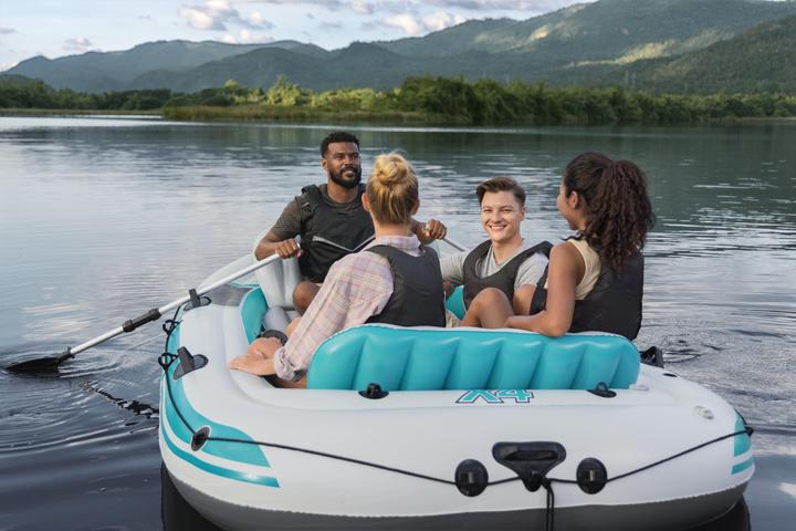 Actual product image Bestway Hydro Force Adventure Elite X4 Inflatable 4-Person Raft Set 3.15 m (315 cm, 1 pers.)