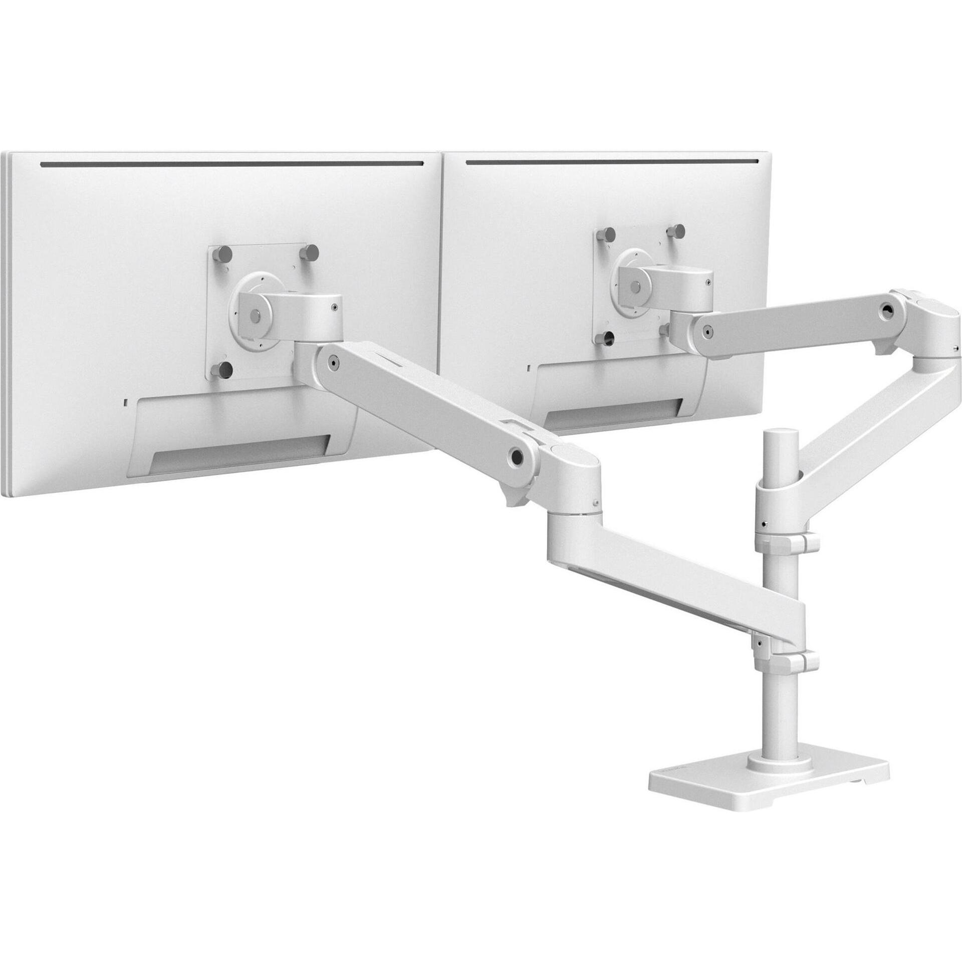 Thumbnail - Ergotron LX PRO ARM DUAL DISPLAY STACKING white (Tisch, 34"), Monitor Halterung, Weiss