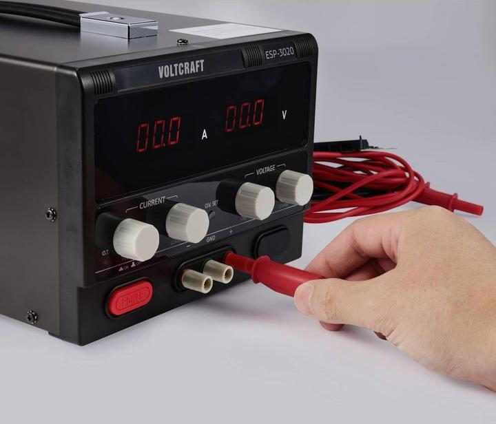 Immagine prodotto Voltcraft MSB-532 Messleitung 4mm 2 m Rot 2,5mm² CAT IV 600V 32 A