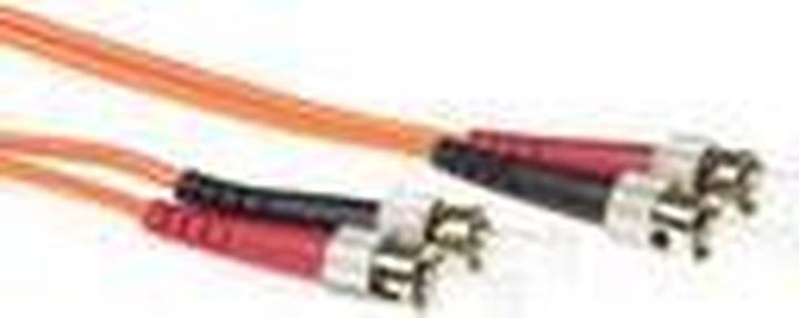 Produktbild ACT 15 meter LSZH Multimode 62.5/125 OM1 fiber patch cable duplex with ST connectors (15 m)