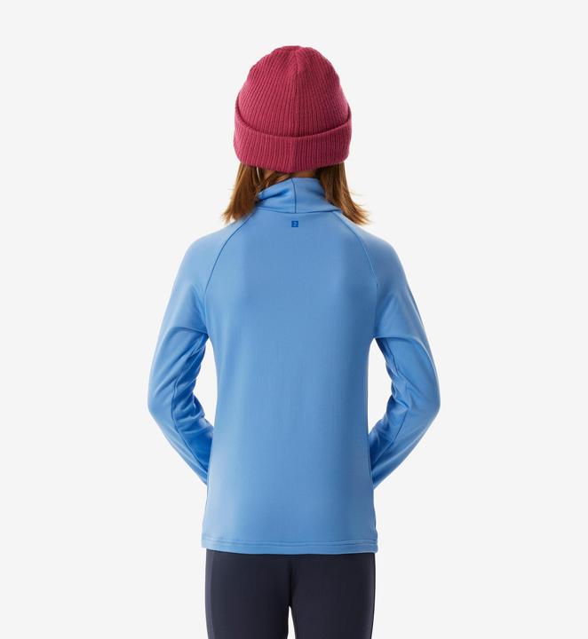 Actual product image Wedze Ski underwear functional shirt children high collar - BL 500 blue (116)