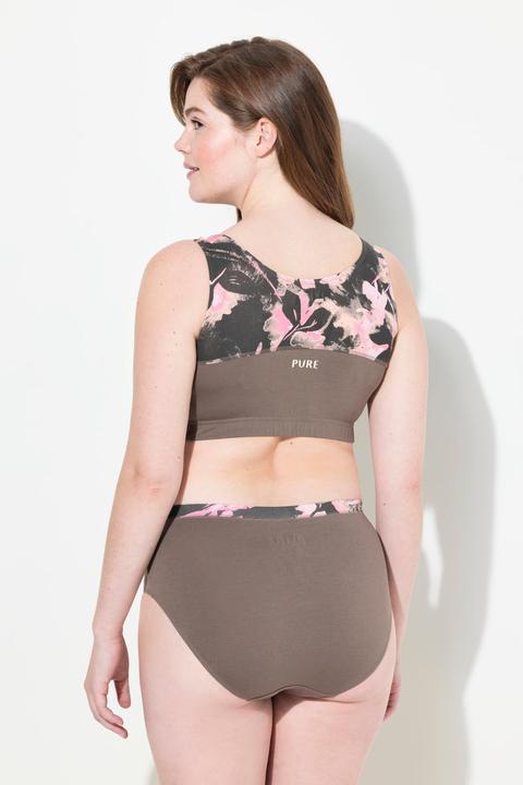 Produktbild Ulla Popken Bustier, Blätter, Rundhals (42 A, 44 A)