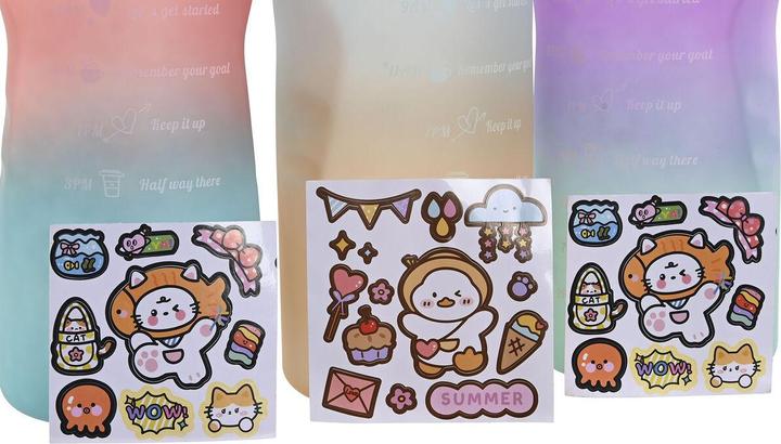 Produktbild Esprit Wasserflasche Home Blau Rosa türkis Lila Polypropylen PET 2 L (3 Stück) (2 l)