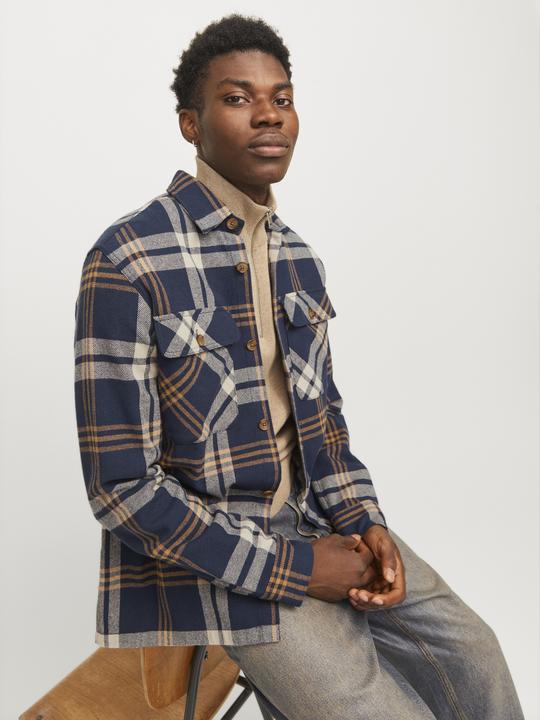 Image du produit Jack & Jones Jprraymond Melange Check Ls Overshirt Sn (M)