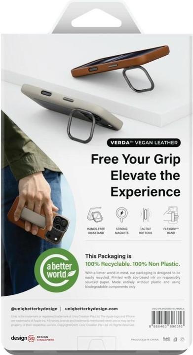 Produktbild Uniq Case Heldro Pro for iPhone 17 Pro Max Magclick Charging black (Apple iPhone 17 Pro Max)