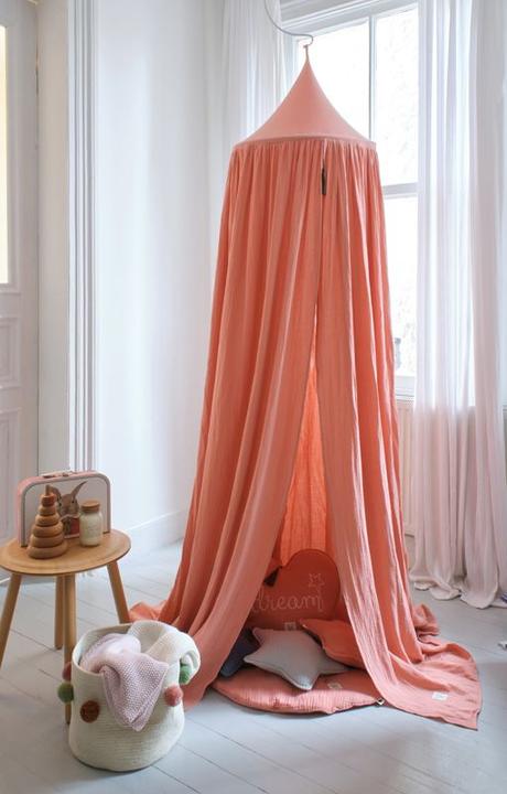 Produktbild Funnababy Musselin - Oslo Baldachin - Koralle - Rosa