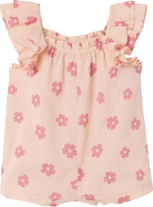 Produktbild Vertbaudet Kurzer Mädchen Baby Overall aus geblümtem Voile (104)