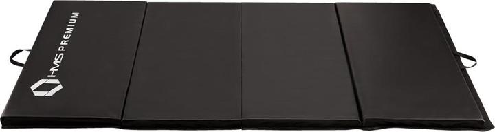 Actual product image HMS Folding gymnastics mat Premium MGS01 2400x1200mm, black (50 mm)